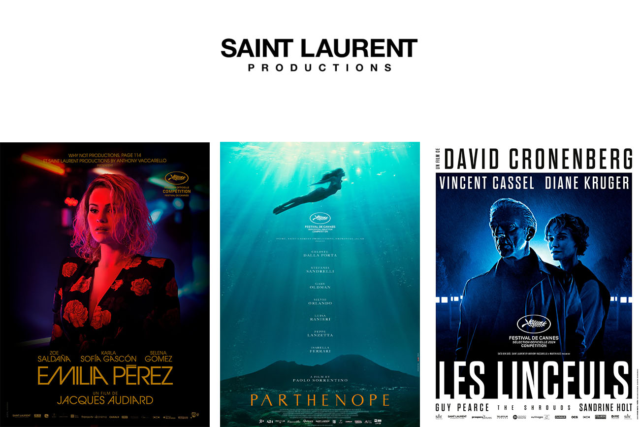 SAINT LAURENT PRODUCTIONS ANTHONY VACCARELLO CANNES FILM FESTIVAL 2024