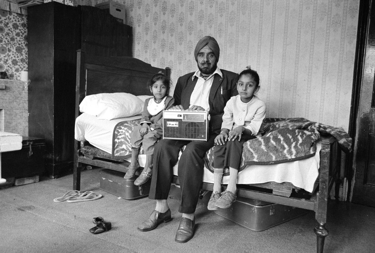 Dennis Morris - father with his 2 daughters and radio